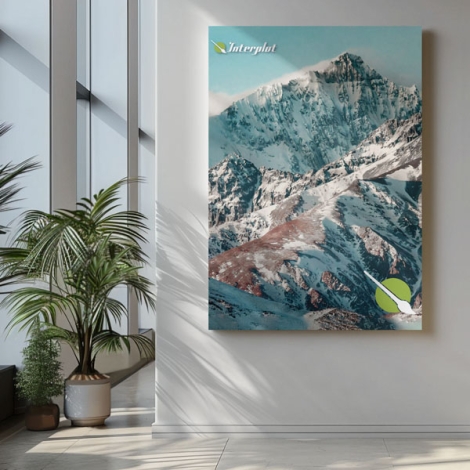Impresion tela canvas Mockup