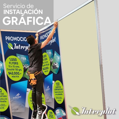 Instalacion grafica mockup