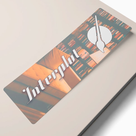 Marcapáginas 1 cara Mockup