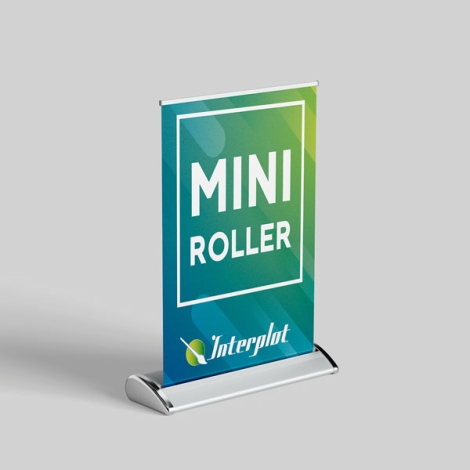 Mini pendon roller mockup