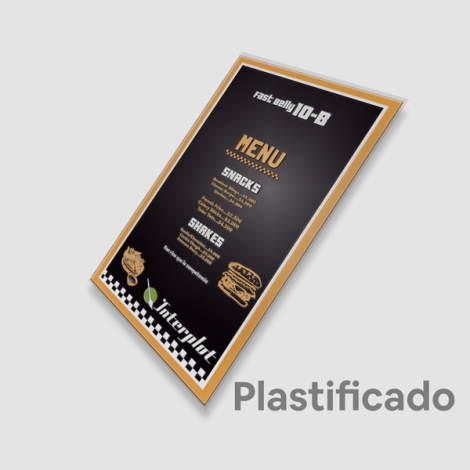 Plastificado Mockup