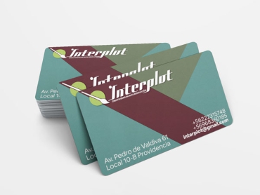 Tarjetas de visitas (con despunte) Mockup